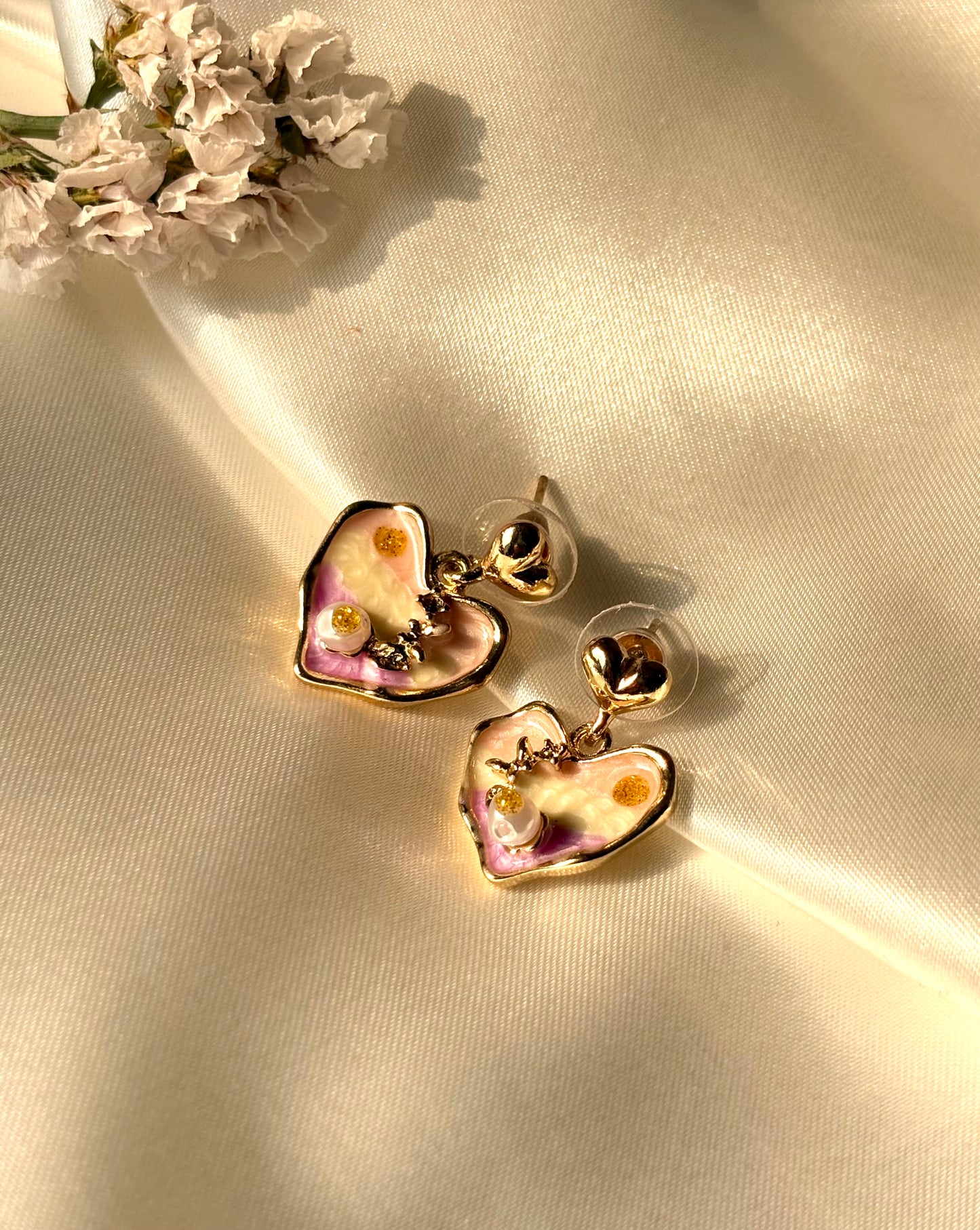 Jade earrings