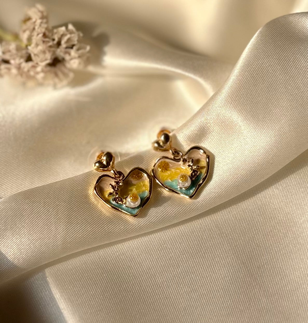 Jade earrings