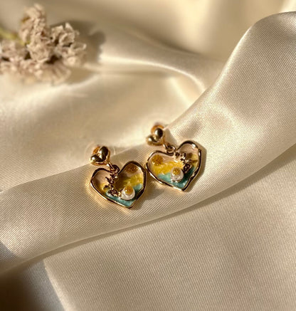 Jade earrings
