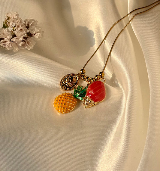 Pineberry Necklace